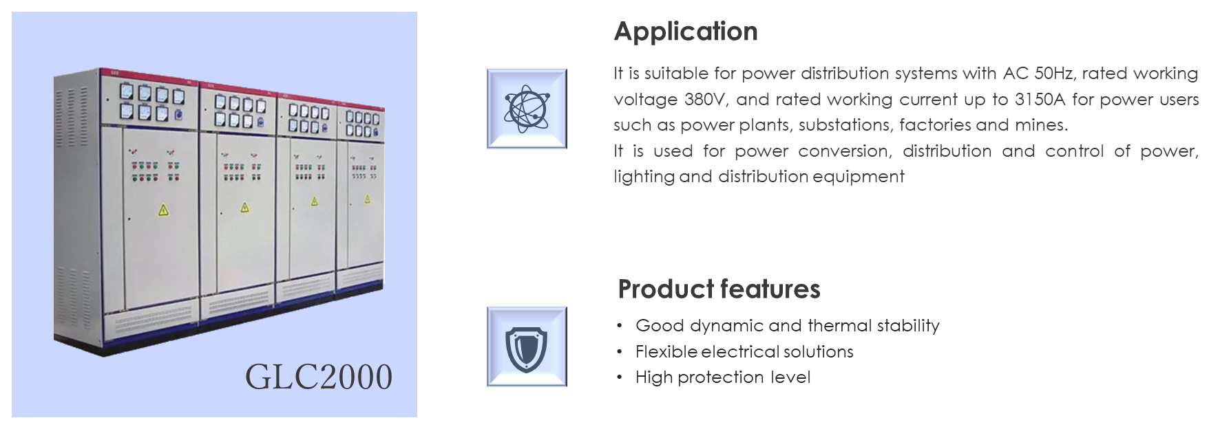 PRODUCT SERIES – GGD-GLC2000 AC LV Cabinet